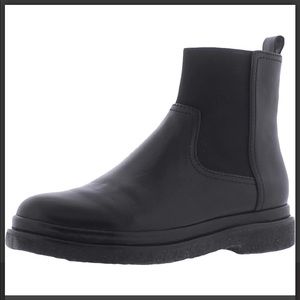 Vince Leather Ankle Chelsea Boots
